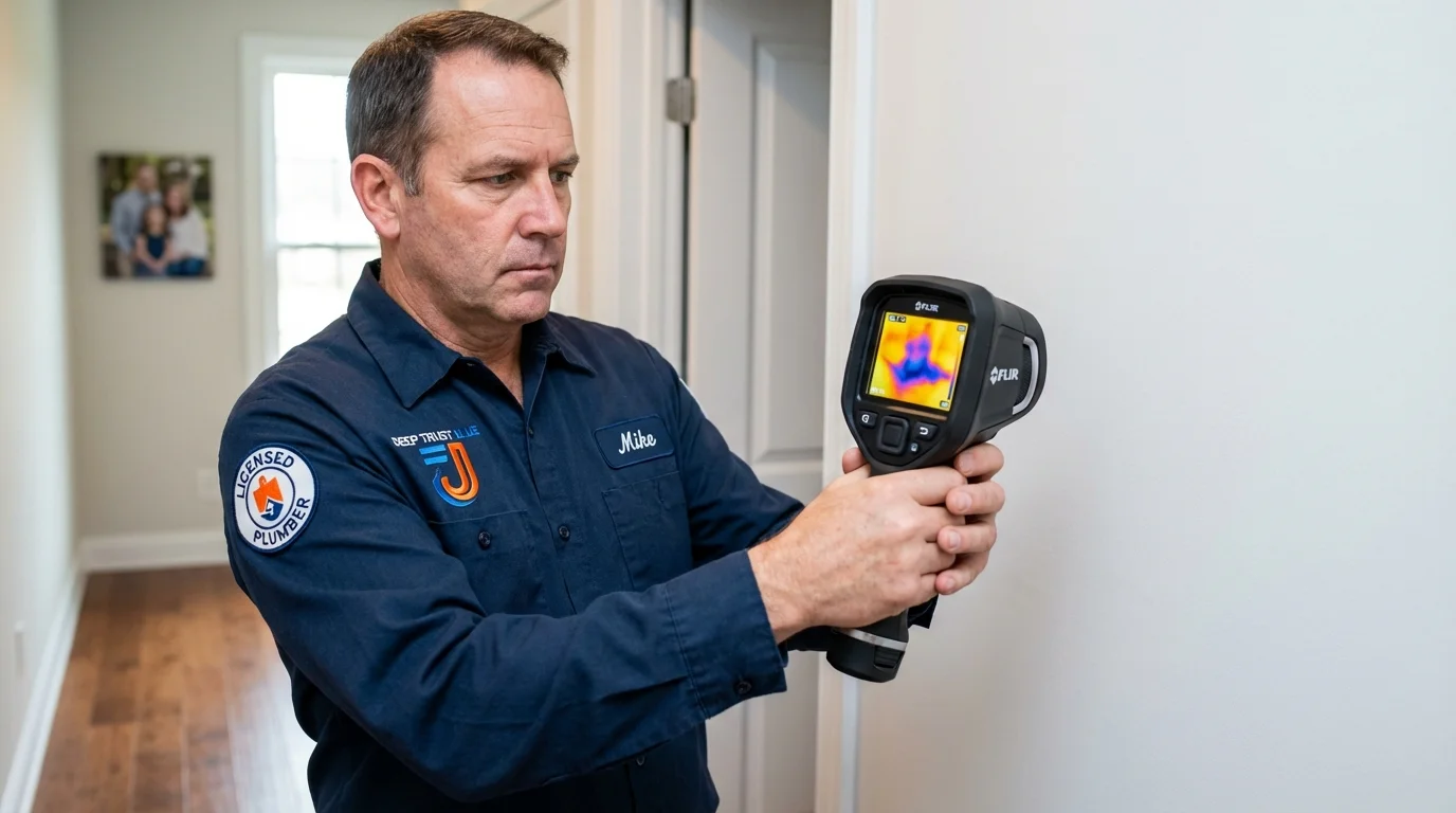 Thermal imaging leak detection by Johns Plumbing LLC in Mahopac